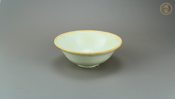 古玩陶瓷湖田窯青白釉斗笠碗真品鑒賞圖