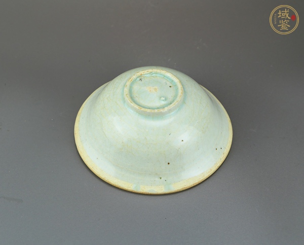 古玩陶瓷湖田窯青白釉斗笠碗真品鑒賞圖