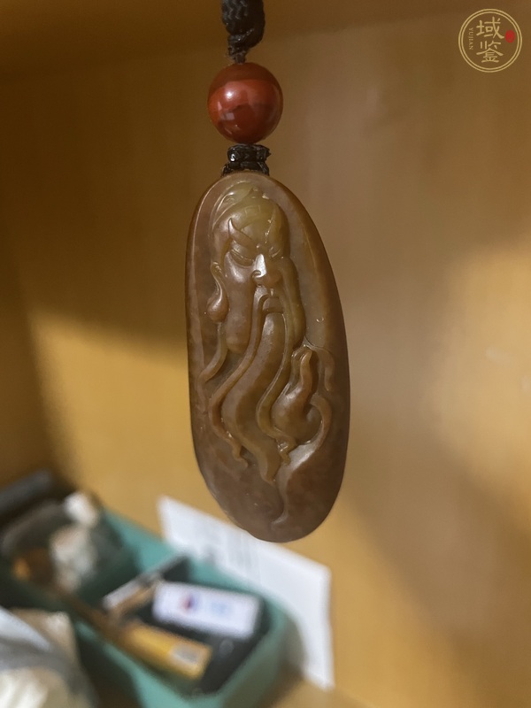 古玩和田玉關(guān)公掛件真品鑒賞圖