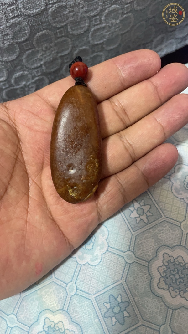 古玩玉器和田玉關(guān)公掛件真品鑒賞圖