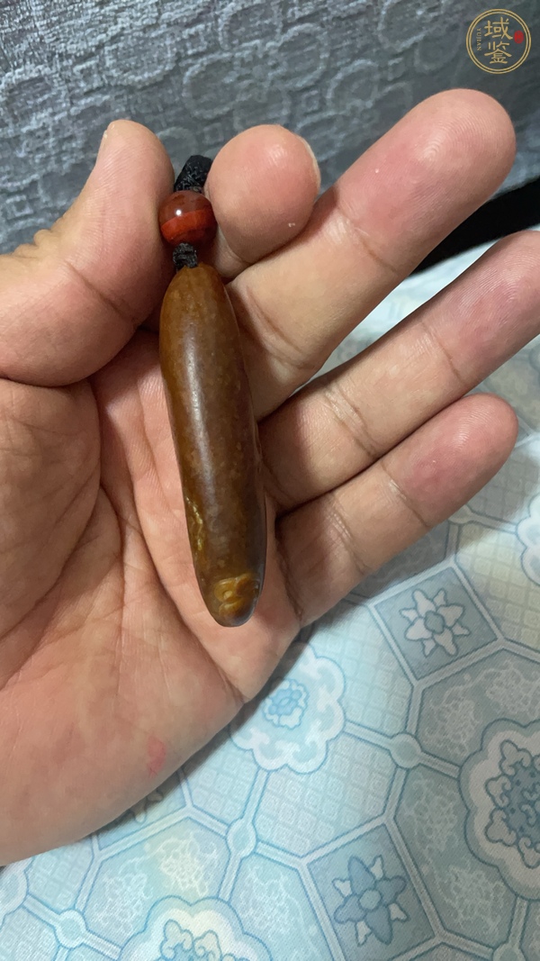 古玩玉器和田玉關(guān)公掛件真品鑒賞圖
