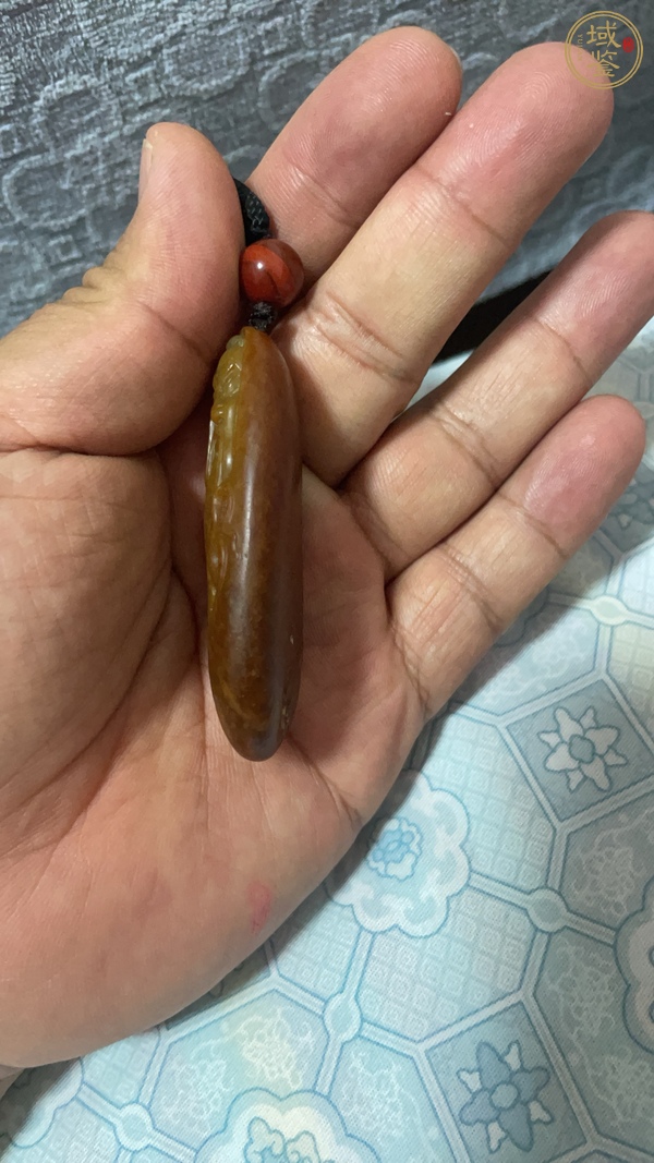 古玩玉器和田玉關(guān)公掛件真品鑒賞圖