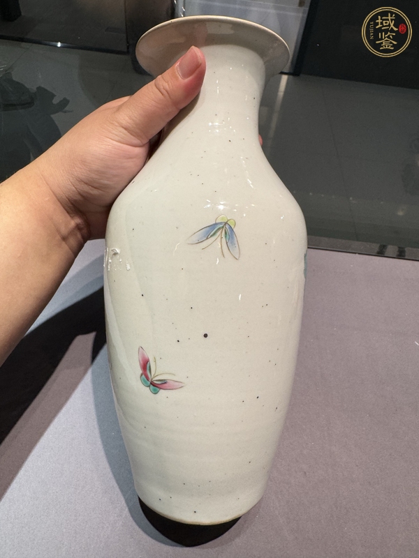 古玩陶瓷粉彩瓶真品鑒賞圖