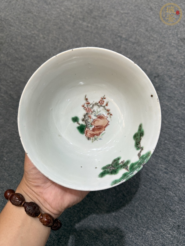 古玩陶瓷粉彩碗真品鑒賞圖