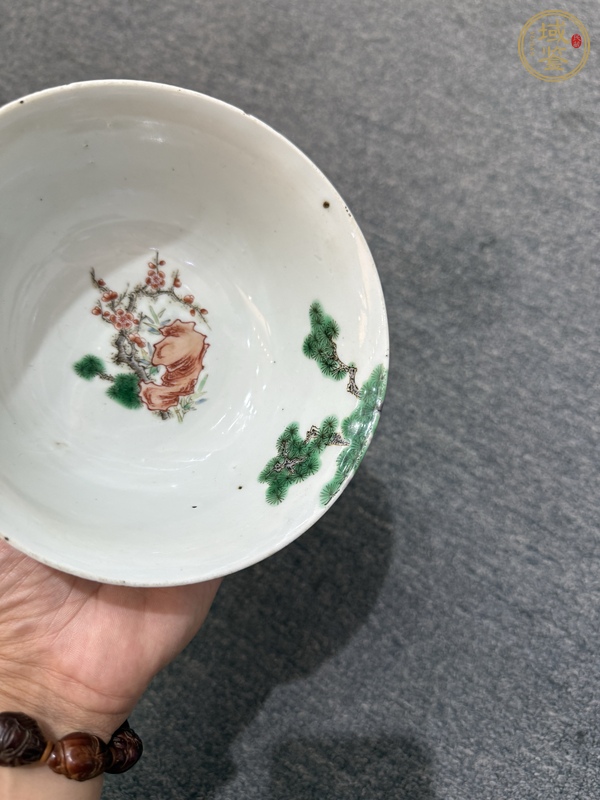 古玩陶瓷粉彩碗真品鑒賞圖