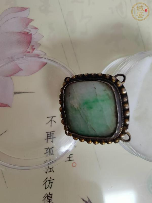 古玩玉器翡翠嵌飾真品鑒賞圖