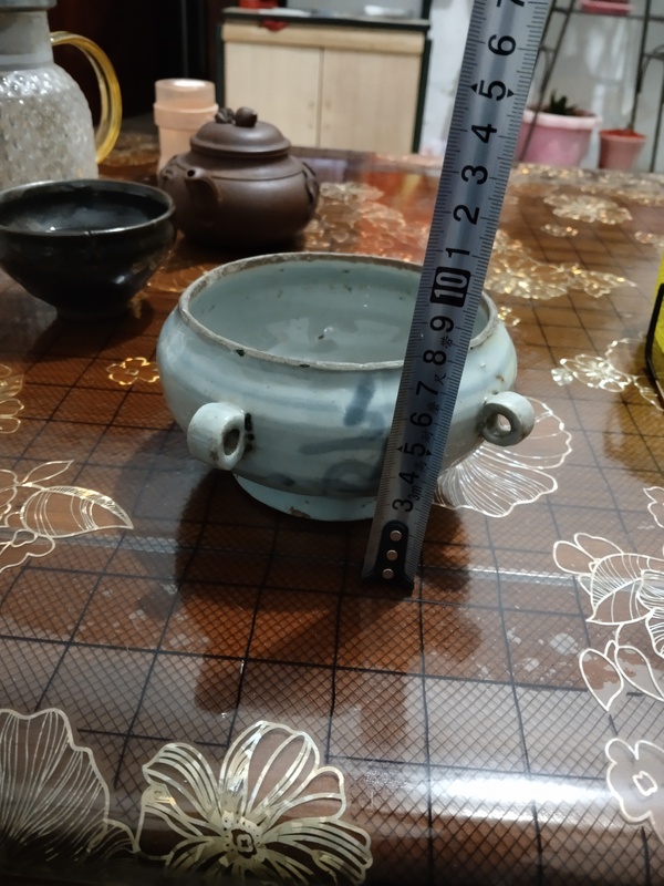 古玩陶瓷青花花卉紋香爐拍賣，當(dāng)前價格1599元