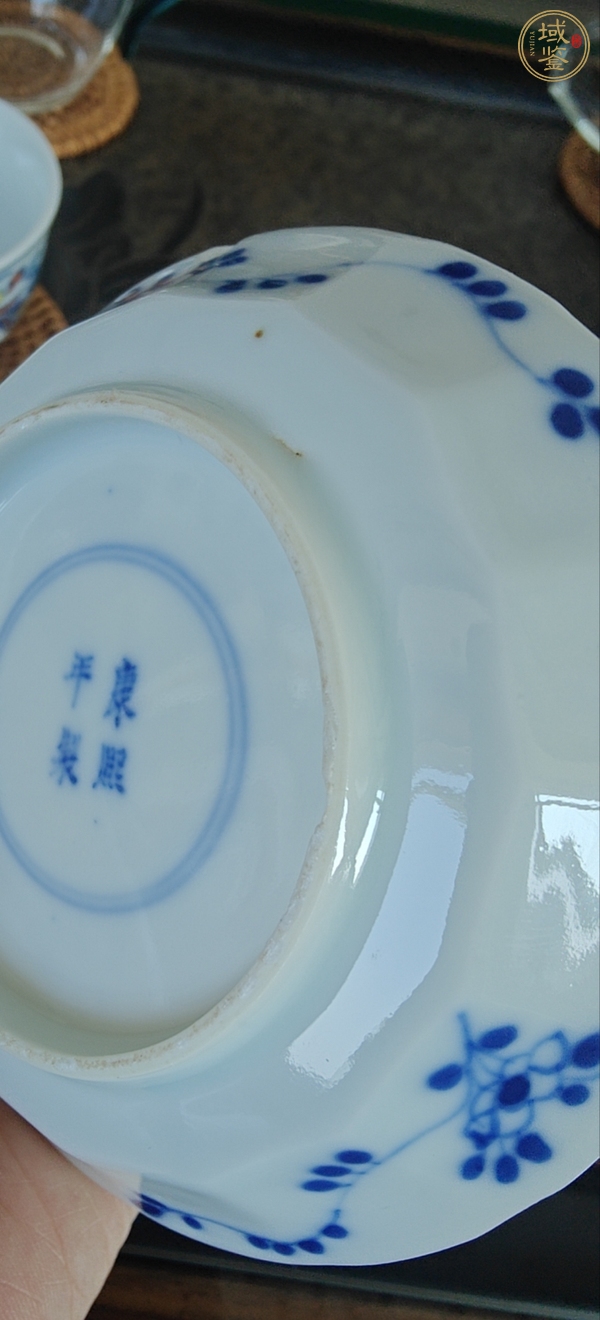古玩陶瓷青花博古圖盤真品鑒賞圖