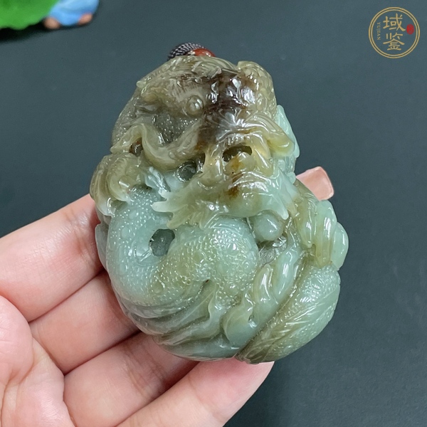 古玩玉器天然和田把件真品鑒賞圖