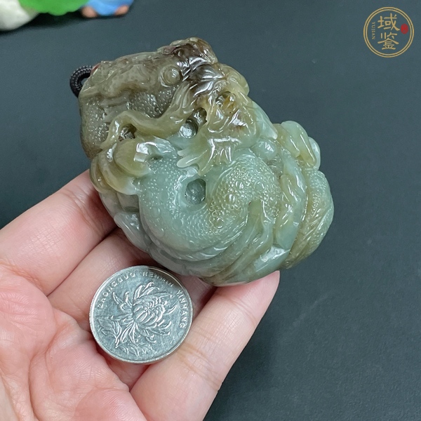 古玩玉器天然和田把件真品鑒賞圖