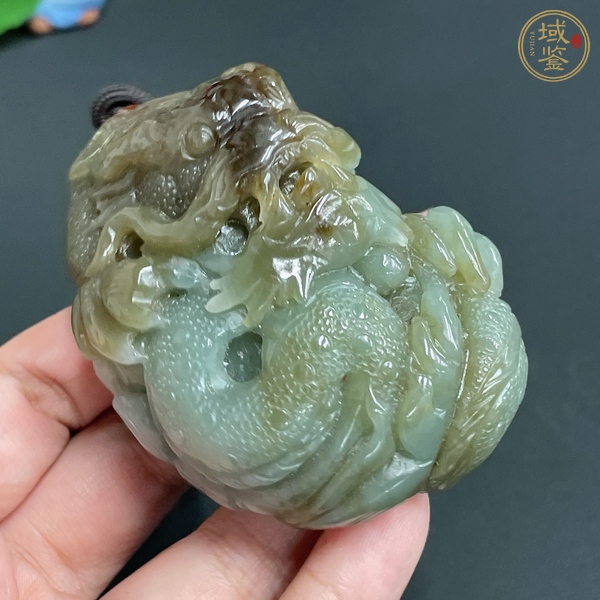 古玩玉器天然和田把件真品鑒賞圖