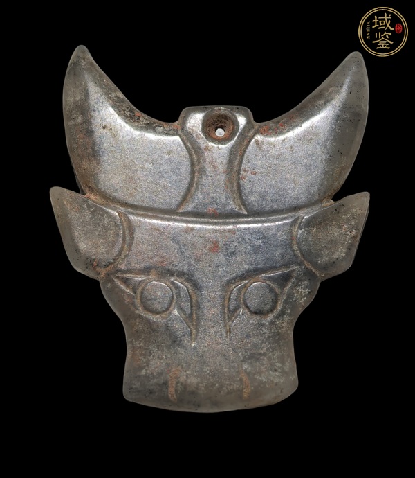 古玩玉器玉牛面真品鑒賞圖