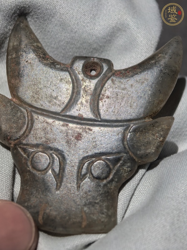 古玩玉器玉牛面真品鑒賞圖