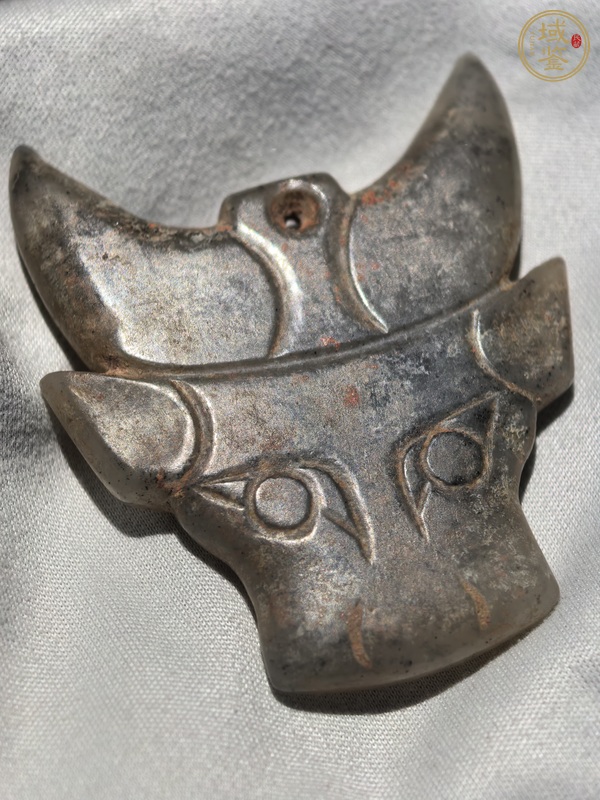 古玩玉器玉牛面真品鑒賞圖