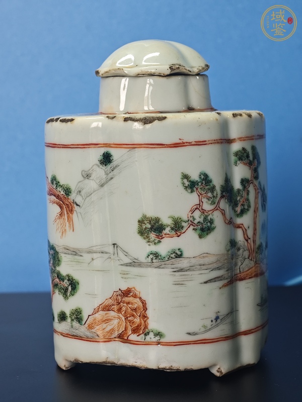 古玩陶瓷茶葉罐真品鑒賞圖