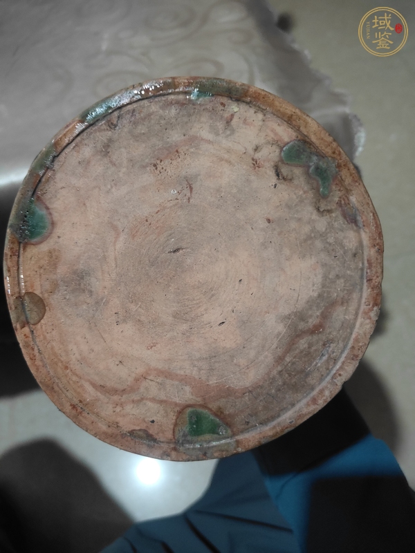 古玩陶瓷綠釉罐真品鑒賞圖
