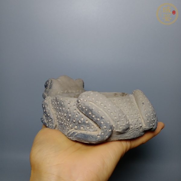 古玩陶瓷蛙硯/筆添真品鑒賞圖