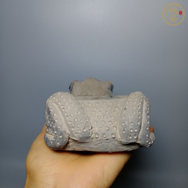 古玩陶瓷蛙硯/筆添真品鑒賞圖