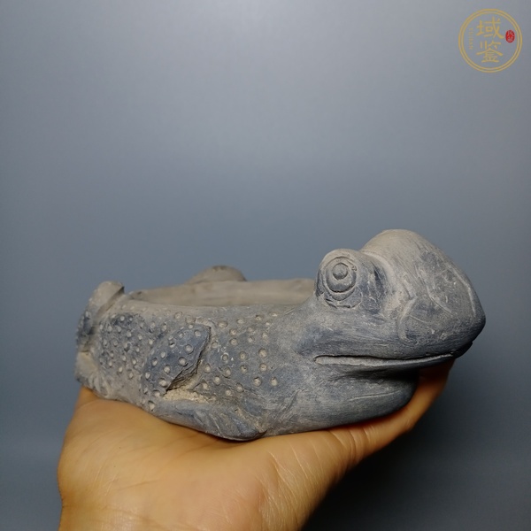 古玩陶瓷蛙硯/筆添真品鑒賞圖