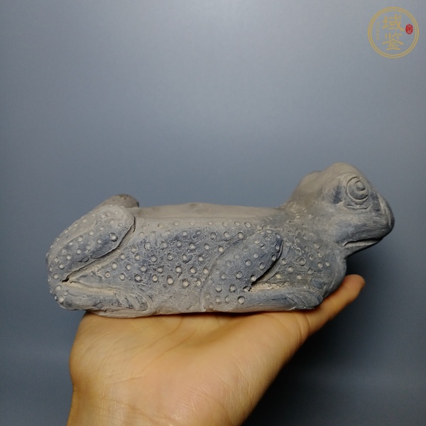古玩陶瓷蛙硯/筆添真品鑒賞圖