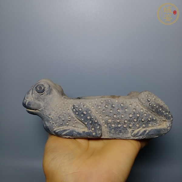 古玩陶瓷蛙硯/筆添真品鑒賞圖