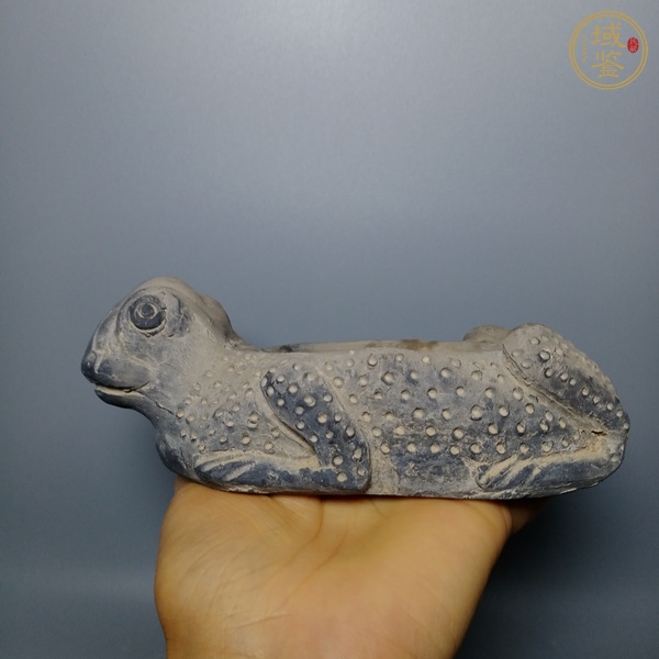 古玩陶瓷蛙硯/筆添真品鑒賞圖