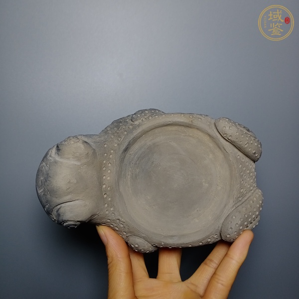 古玩陶瓷蛙硯/筆添真品鑒賞圖