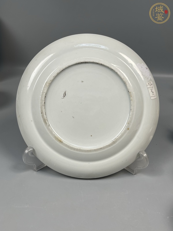 古玩陶瓷粉彩無雙譜人物盤真品鑒賞圖