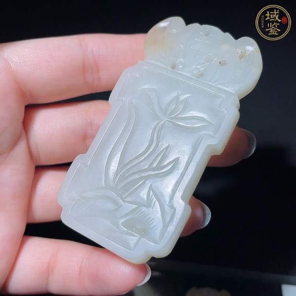 古玩玉器和田玉雕“鴻運(yùn)當(dāng)頭”牌真品鑒賞圖