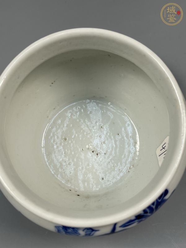古玩陶瓷花卉紋馬蹄尊真品鑒賞圖