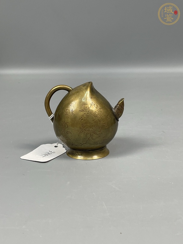 古玩銅倒流壺真品鑒賞圖