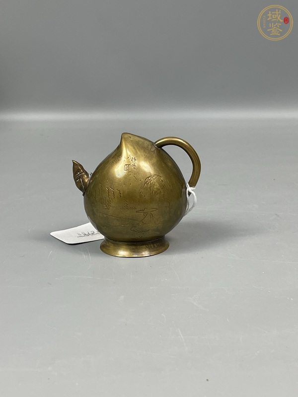 古玩銅器銅倒流壺真品鑒賞圖