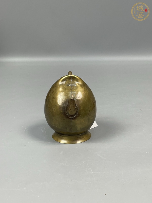 古玩銅器銅倒流壺真品鑒賞圖