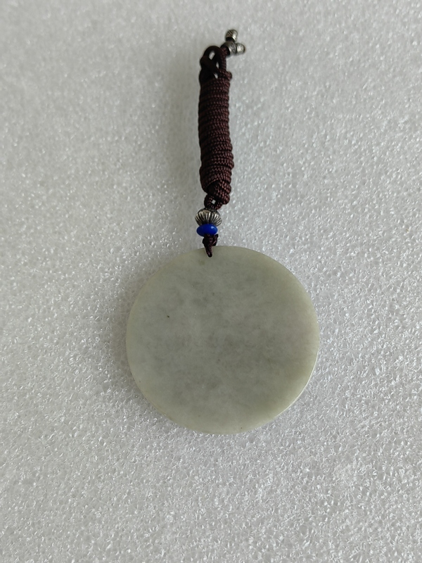 古玩玉器天然翡翠雕“山水牌”拍賣，當(dāng)前價(jià)格298元