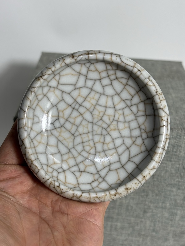 古玩陶瓷【收藏級文房重器】清中期.哥釉筆洗拍賣,當前價格3600元