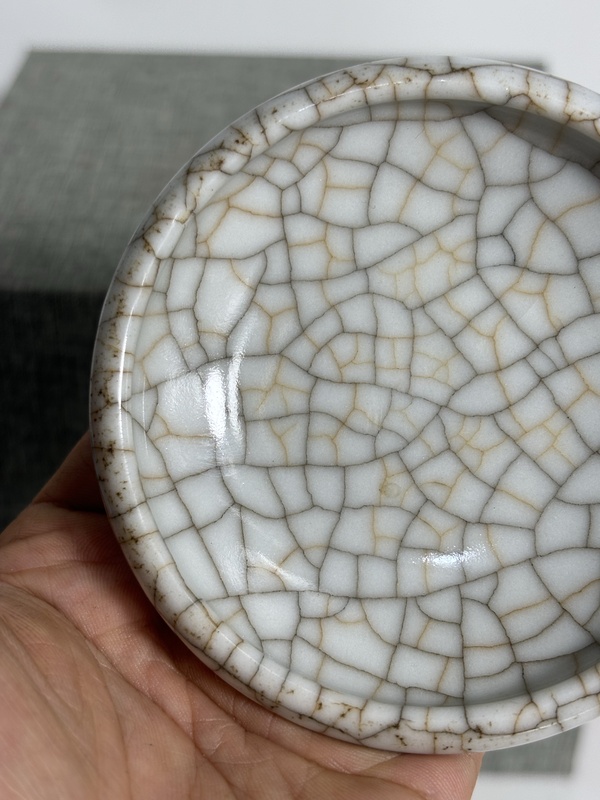 古玩陶瓷【收藏級文房重器】清中期.哥釉筆洗拍賣,當前價格3600元