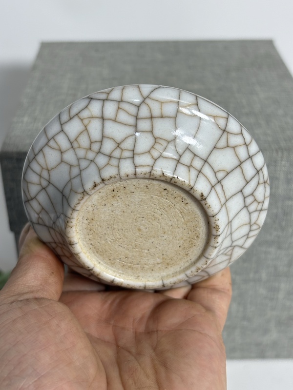古玩陶瓷【收藏級(jí)文房重器】清中期.哥釉筆洗拍賣，當(dāng)前價(jià)格0元