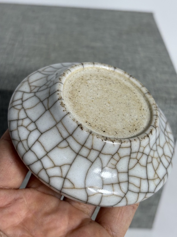 古玩陶瓷【收藏級(jí)文房重器】清中期.哥釉筆洗拍賣，當(dāng)前價(jià)格0元