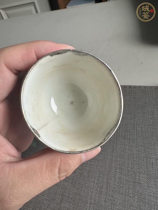 古玩陶瓷白釉杯真品鑒賞圖