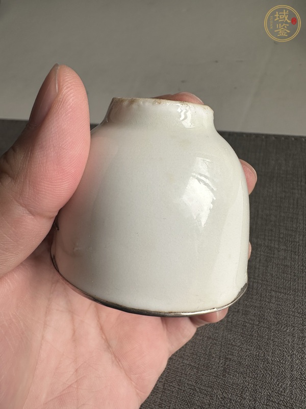 古玩陶瓷白釉杯真品鑒賞圖