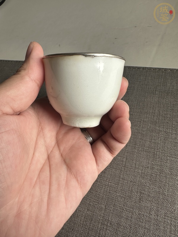 古玩陶瓷白釉杯真品鑒賞圖