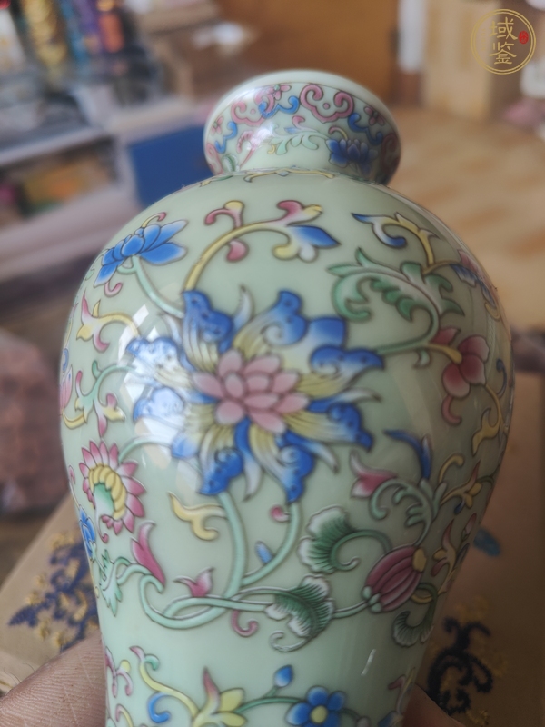 古玩陶瓷粉彩瓶真品鑒賞圖