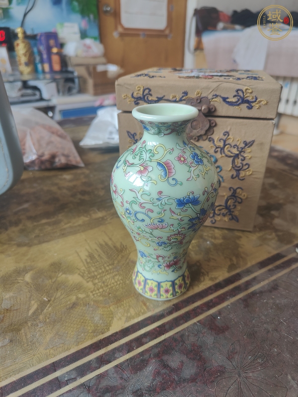 古玩陶瓷粉彩瓶真品鑒賞圖
