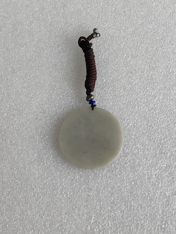 古玩玉器天然翡翠雕“山水牌”拍賣，當(dāng)前價(jià)格298元