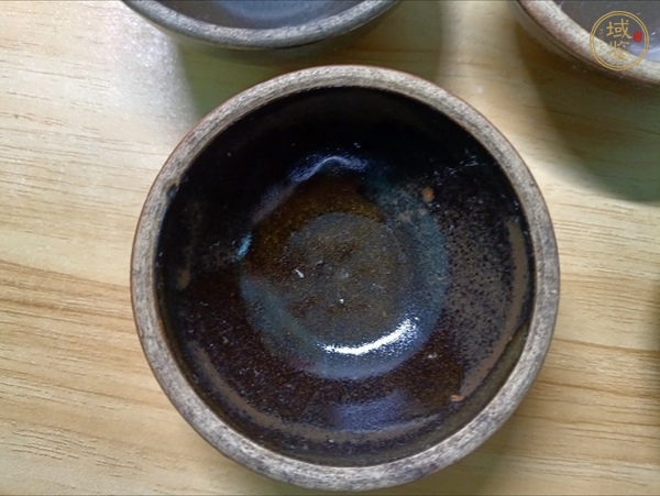 古玩陶瓷黑釉茶碗真品鑒賞圖