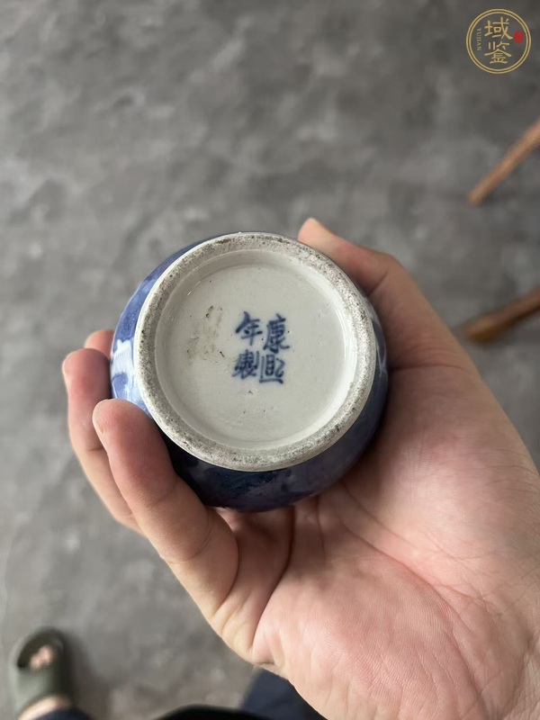 古玩陶瓷光緒青花冰梅瓶真品鑒賞圖
