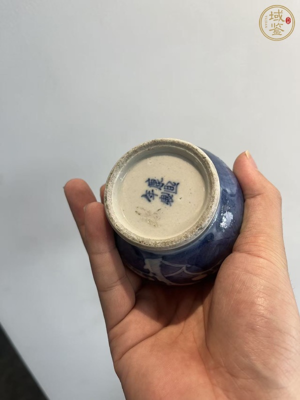 古玩陶瓷光緒青花冰梅瓶真品鑒賞圖
