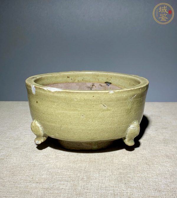 古玩明龍泉吊腳爐真品鑒賞圖