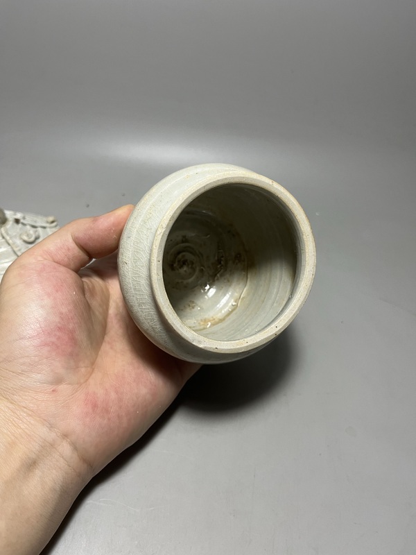 古玩陶瓷青白釉茶葉罐拍賣，當(dāng)前價(jià)格0元