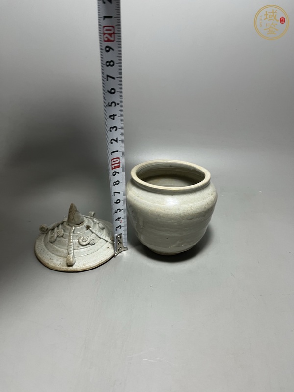 古玩陶瓷青白釉塔式罐真品鑒賞圖
